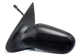 LH MIRROR MANUAL REMOTE BLACK COUPE