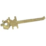 Vestil BNW-BX-W Non Sparking Bronze Alloy Drum Bung Nut Wrench, 12