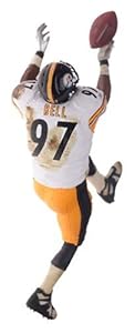 McFarlane Toys NFL Sports Picks Series 9 Action Figure Kendrell Bell (Pittsburgh Steelers) White Jersey