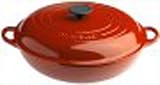 Review LE CREUSET UK LTD 250323006 / Le Creuset Cast Iron Shallow Casserole, Cerise, 30 cm