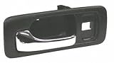 90-93 HONDA ACCORD FRONT DOOR HANDLE LH (DRIVER SIDE), Inside, w/ Lock Hole, Black, Sedan, LX/EX Model (1990 90 1991 91 1992 92 1993 93) H462110 72165SM4003ZD
