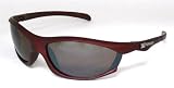New Lightweight Square framed Red Plastic sunglasses with 100% UV flash mirror protection lenses