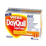 Search : Vicks Dayquil Non-Drowsy Multi-Symptom Cold & Flu Relief, LiquiCaps 40 ea