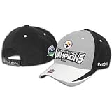 Steelers Reebok NFL 08 Conference Champion LR Cap - Mens