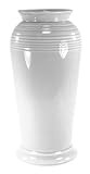 Fiestaware White 566 9-1/2-Inch Monarch Vase
