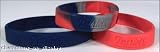 Official National Football League NFL Wristband Bracelets 3 Pack! (New England Patriots)