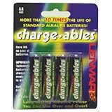 Lenmar Battery, CHARGEABLES, AA, 4 Pack, 1.5V 1500mAh ALKALINE