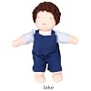 'Jake' Camden Doll, 11"-12" Natural Waldorf Doll, Brown Hair, Blue Eyes by Camden Rose