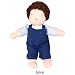 'Jake' Camden Doll, 11"-12" Natural Waldorf Doll, Brown Hair, Blue Eyes by Camden Rose