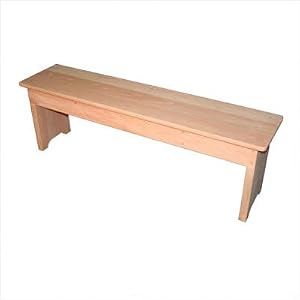Lumberjack Bench Finish: Mocha Brown, Size: 18 H x 13 W x 84 D by