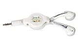 Retractable Hi-Fi Stereo Earphones for Apple iPod, MP3 Players, PSP, Laptops, Walkmans and Portable CD/DVD Players