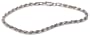 14k White Gold 3mm Diamond-Cut Rope Bracelet, 7"