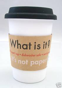 Eco Friendly Reusable Melamine 16oz Coffee or Tea Mug Cup