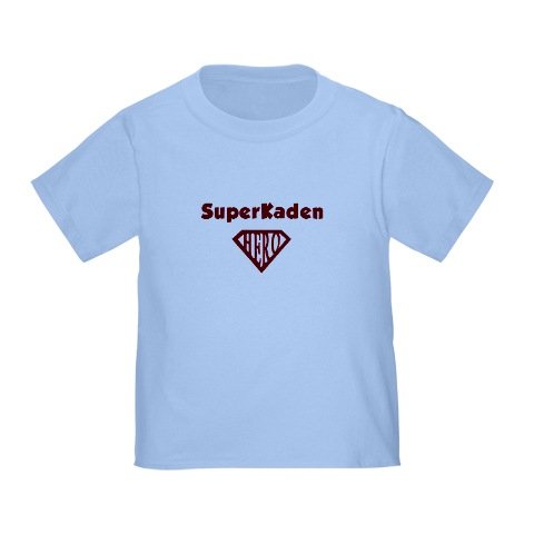  Personalized SuperKaden Kaden Superman Hero Baby Infant Toddler Kids Shirt - Birthday and Christmas Collection