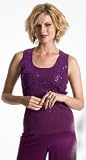 SEQUINED SLEEVELESS PULLOVER SHELL