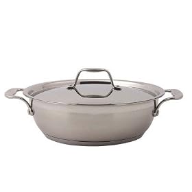 Swift Supreme Chefs Pan/Saut� Pan & Lid, 2 Handle, 26cm