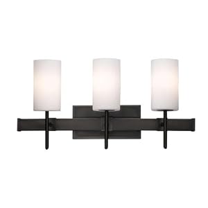 Ditto Vanity Light in Gunmetal White