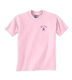 Personalized custom embroidered Breast Cancer Survivor pink ribbon t-shirt, mens size medium, light pink Personalized custom embroidered Breast Cancer Survivor pink ribbon t-shirt, mens size medium, light pink