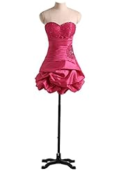 Beaded Taffeta Bubble Dress Sweetheart Party Dress/Mini Dress 