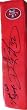 Ricky Watters Autographed San Francisco 49ers Logo Football End Zone Pylon Featuring "Super Bowl Champs" Inscription! Proof Photo