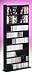 High Capacity DVD/CD/VHS Storage Wall Unit