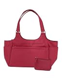 Embassy Burgundy Microfiber Purse with Coin Purse