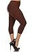 Leggings Depot Womens Popular PLUS CAPRI CROPPED SOLID HIGH WAIST LEGGINGS