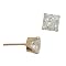 10K Cubic Zirconia 5X5 Princess Stud Earring