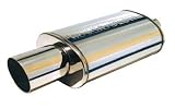 MagnaFlow 14834 Polished Stainless Steel Oval Muffler with Tip