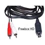 cable audio pour freebox minidin 9 broches vers 2 &hellip de miragedesondes