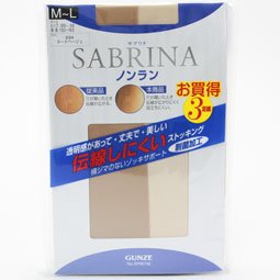 サブリナ ノンラン3足組 ヌードBE ML