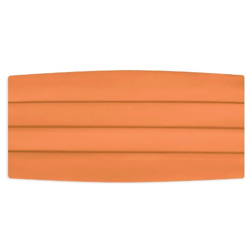 Tangerine Satin Cummerbund