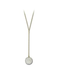 Swarovski Pop Silver Shade Necklace, gold-plated