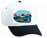 White Cap with race, riders, finish, snails, line
