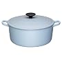 Le Creuset 18cm round casserole Satin Blue