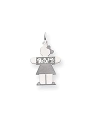 14k White Gold Kid Charm Cyber Monday Special