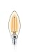 Philips LED B11 Dimmable Candle Light Bulb with Warm Glow Effect: 180-Lumen, 2700-2200 Kelvin, 2.5-Watt (25-Watt Equivalent) Glass Candle Light Bulb, E12 Candelabra Base, Soft White, 18-Pack