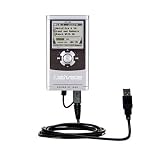 Classic Straight USB Cable for the iRiver iHP-140 with Power Hot Sync and Charge capabilities - Gomadic Brand w/ TipExchange Technology