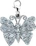 Butterfly, 14K Gold Diamond Charm