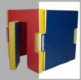 Foamnasium Foam Home Wall, Red/Blue/Yellow