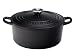 Kitchen & Housewares : Le Creuset 2-Quart Round Oven, Satin Black
