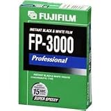 FP-3000B Super Instant Black & White Film, 3.25 x 4.25 , 10 Exposures