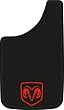 Plasticolor 000509R01 11  Dodge Ram Logo Easy Fit Mud Guard - Set of 2