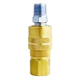Milton (MILS-711) "M" Style 1/4" NPT Air Coupler(Female) and Air Plug(Male) Combo Pack