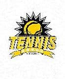 Tennis Burst Devant Tennis Towel