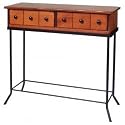 Apothecary Pine Console Table (Pine) (34H x 40W x 15D)