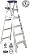 Louisville Sentry AS3005 5-ft Extra Heavy Duty Aluminum Step Ladder 300 lbs capacity