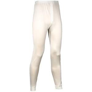 Terramar Men's Thermasilk Pant,US Men's S (Waist 28-30),Natural