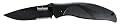 Kershaw Ken Onion Black Out Serrated Folding Knife with Speed Safe