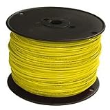 12 Yellow Solid x 500 Thin Single Wire
